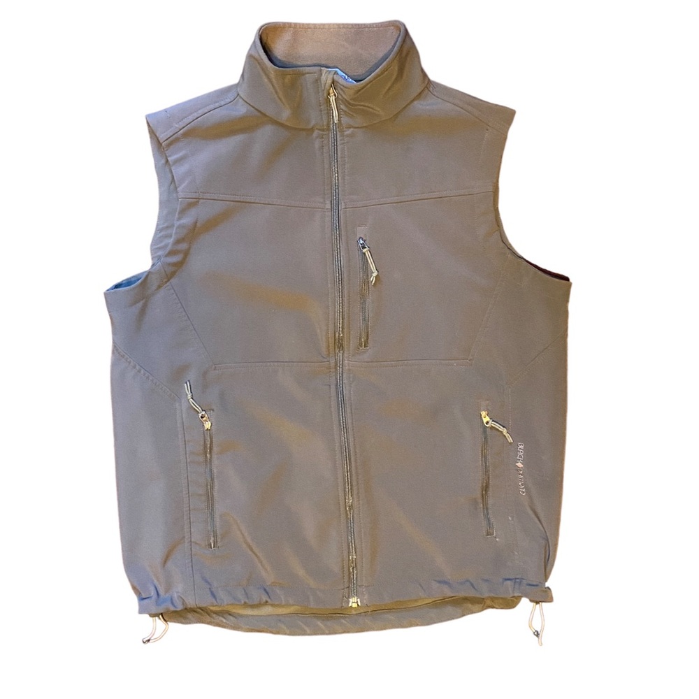 Black Diamond Unisex Size S Gray Fleece Lined Full Zip Multiple Pocket Vest